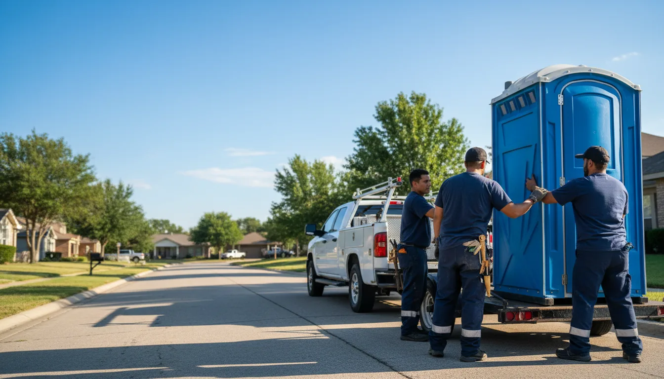 Portable Toilet Rental in Wallisville, TX near me